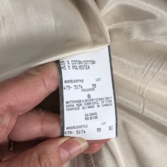 Louben Women’s Beige Gold Blazer Size 8 - Picture 6 of 9